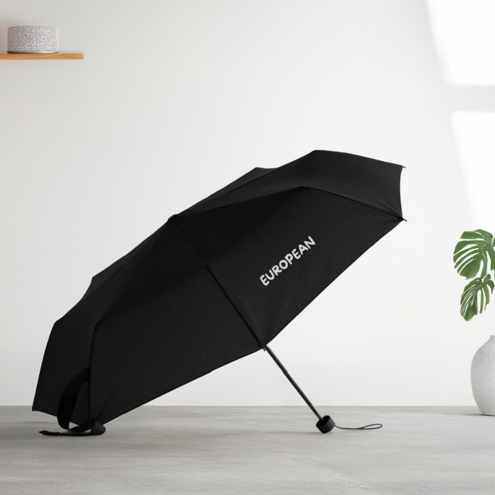 "EUROPEAN" - Regenschirm (klein) - black