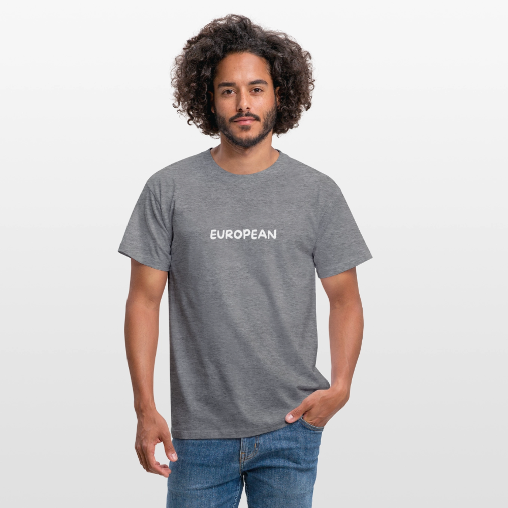 "EUROPEAN" Männer T-Shirt - graphite heather