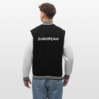 "EUROPEAN" - College-Sweatjacke - black/white