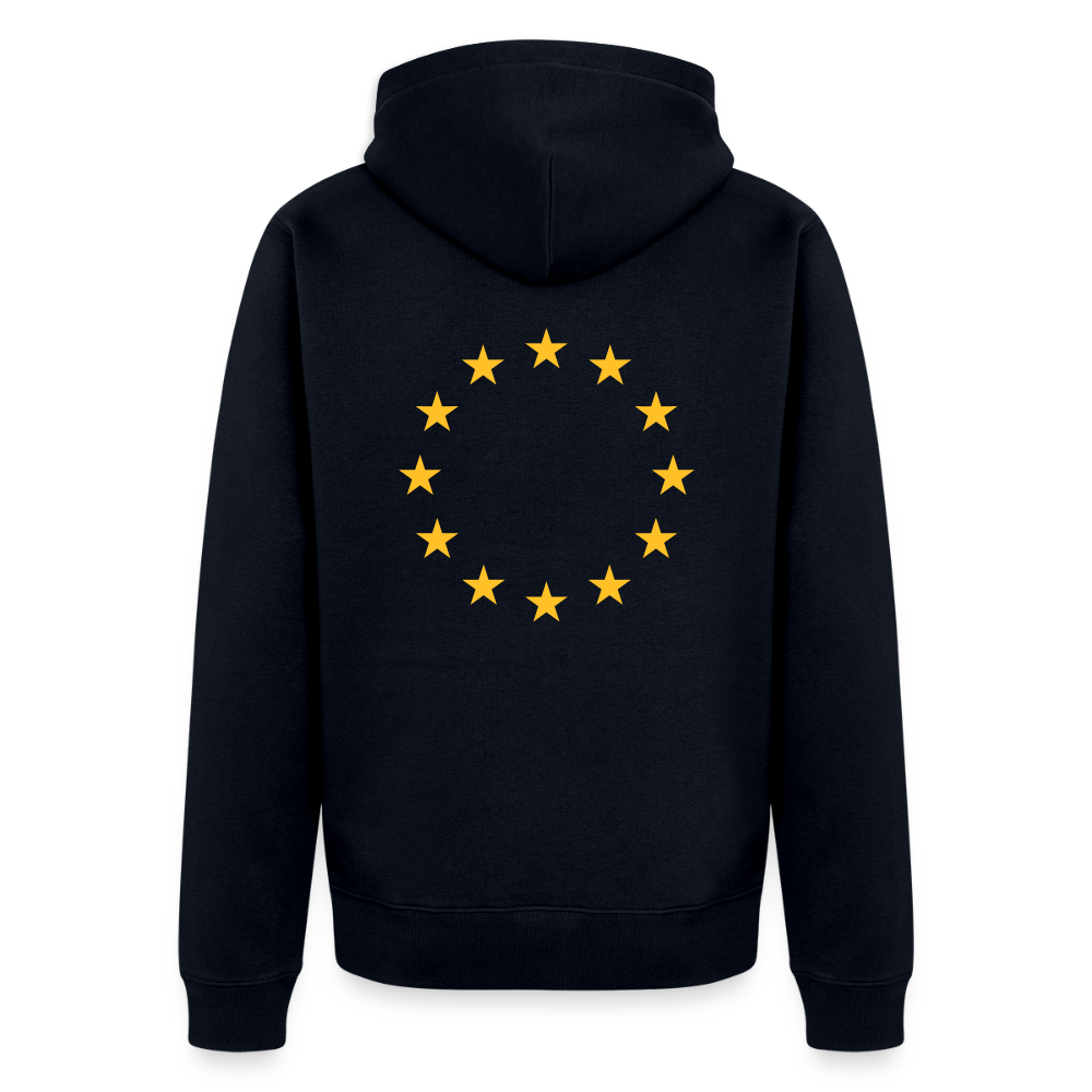 "12-Stars" - Men's Premium Hooded Jacket - navy