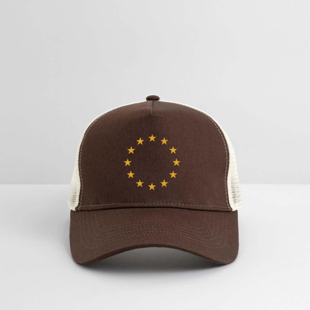 "12-Stars" - Trucker Cap - brown/beige