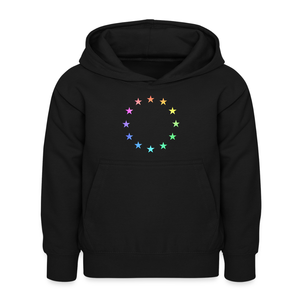 Kids Hoodie - "12 Stars - LGBTQ" - black