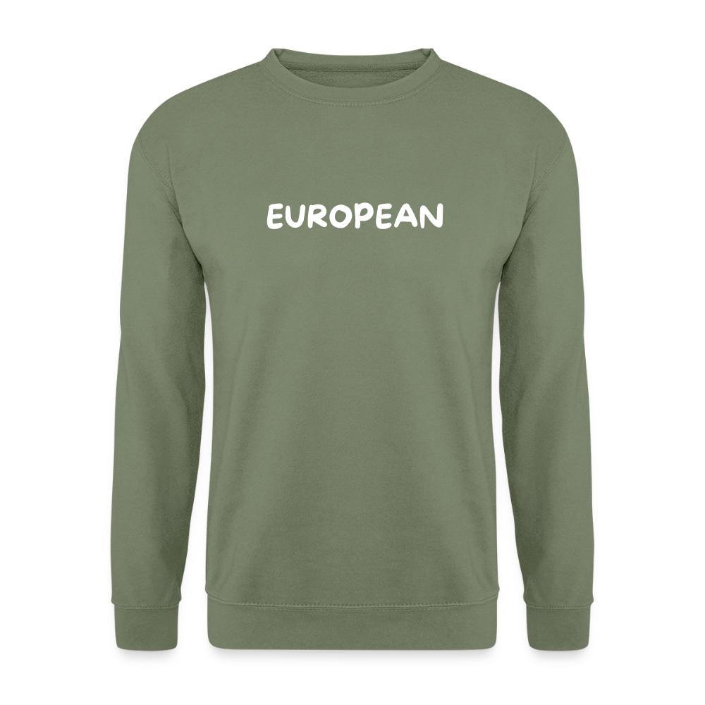 "EUROPEAN" - Unisex Pullover - army green