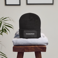"I'M EUROPEAN" - Recycelte Patch Beanie - dark grey