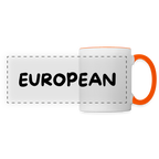 "EUROPEAN" - Tasse - white/orange