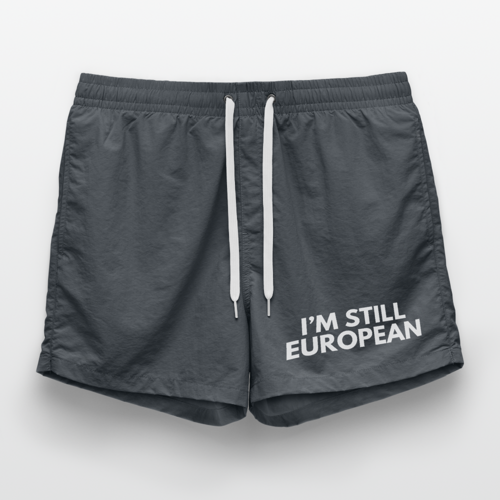 "I'M STILL EUROPEAN" - Badeshorts - anthracite