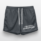 "I'M STILL EUROPEAN" - Badeshorts - anthracite