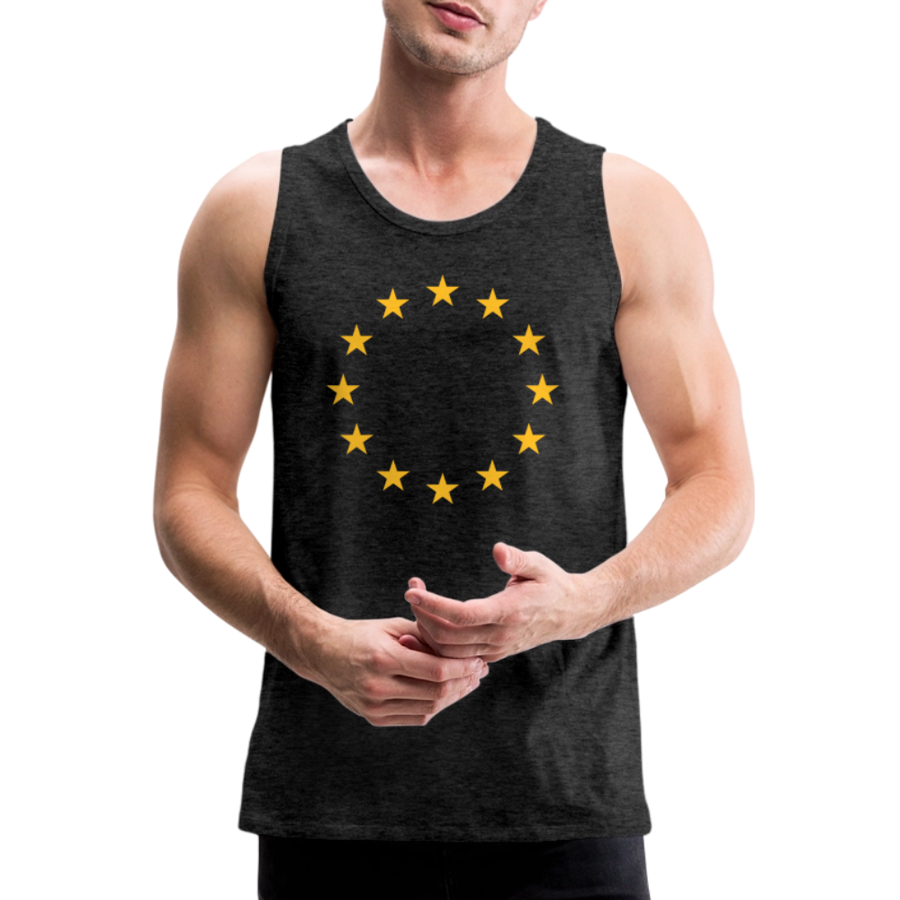 "12-Stars" - Men’s Premium Tank Top - charcoal grey
