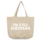 "I'M STILL EUROPEAN" - Vintage-Washed Shopper - vintage sand 
