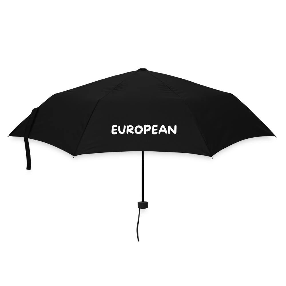 "EUROPEAN" - Regenschirm (klein) - black