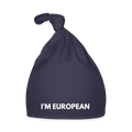 "I'M EUROPEAN" - Baby Mütze - navy