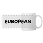 "EUROPEAN" - Tasse - white