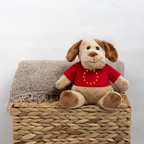 "12-Stars" - MiniFeet® Dog Helge - red