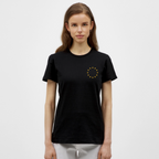 "12-Stars-mini" Frauen T-Shirt - black