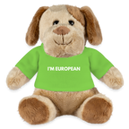 "I'M EUROPEAN" - MiniFeet® Hund Helge - light green