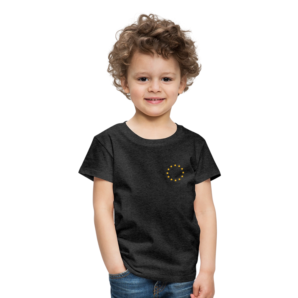 "12-Stars-mini" - Kinder Premium T-Shirt - charcoal grey