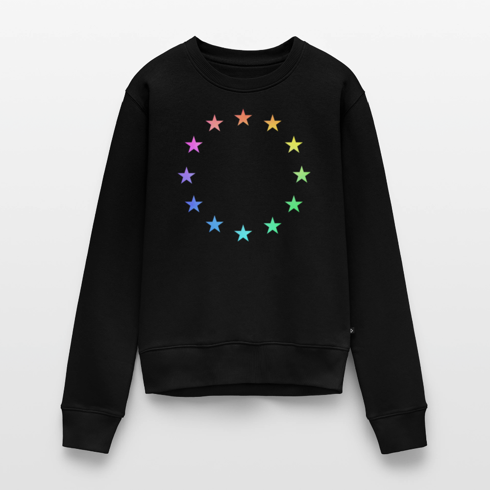 Women’s Premium Sweatshirt - "12 Stars - LGBTQ" - black