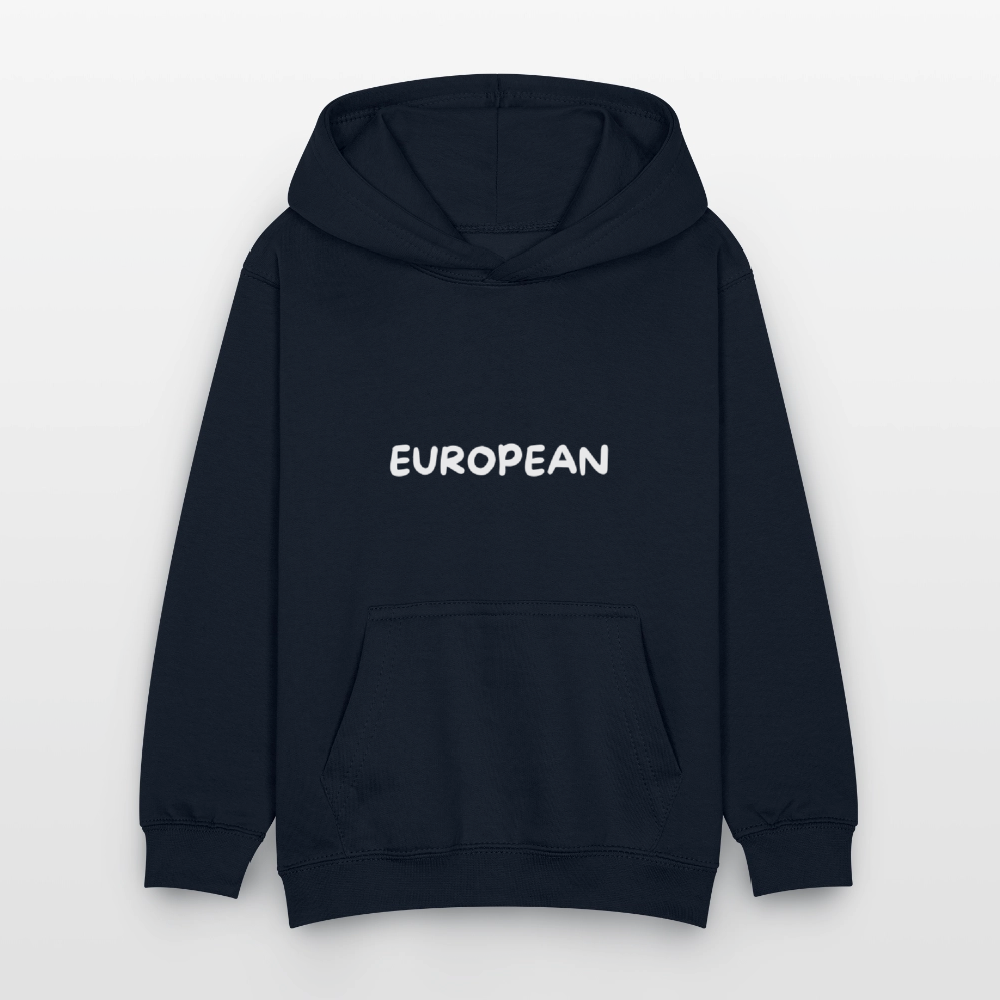"EUROPEAN" - Kinder Hoodie - navy