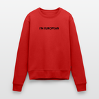 "I'M EUROPEAN" Frauen Premium Pullover - red