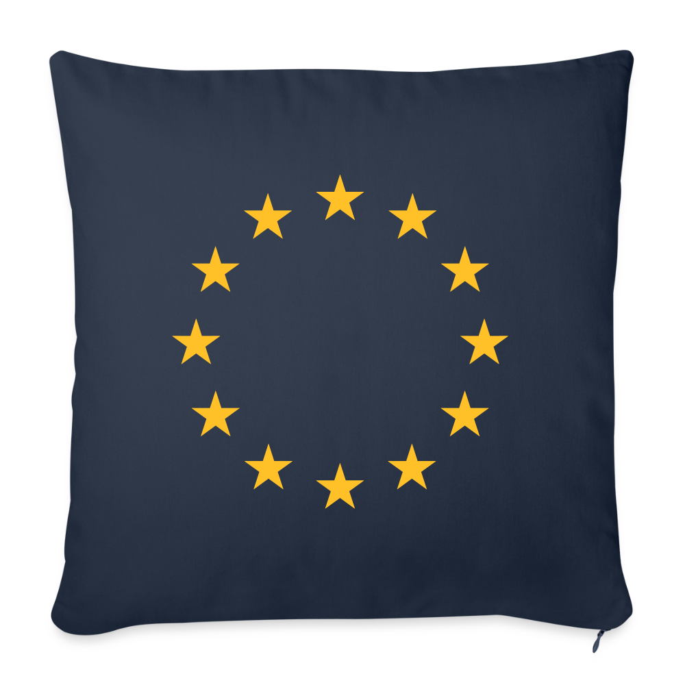 "12-Stars" - Sofa pillow with filling 45cm x 45cm - navy