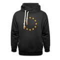 "12-Stars" - Shawl Collar Hoodie - black