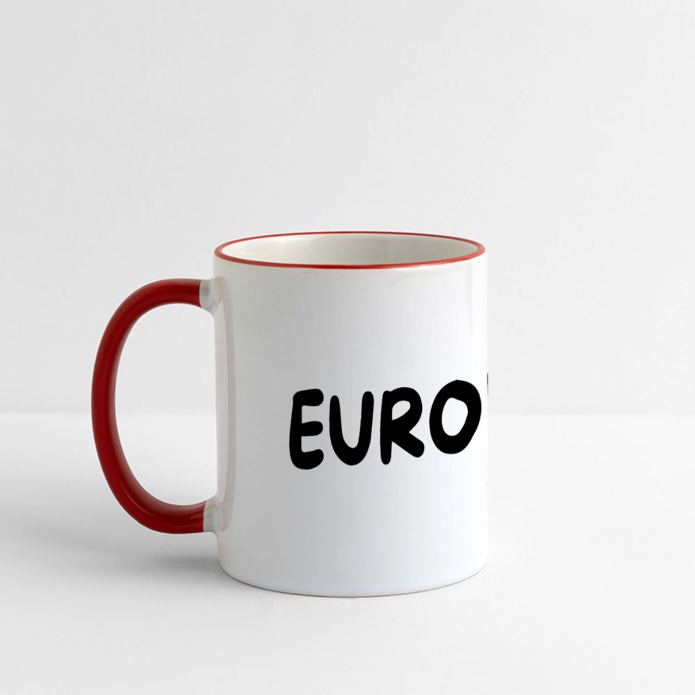 "EUROPEAN" - Tasse - white/red