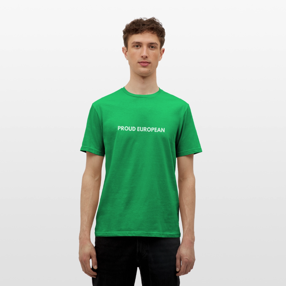 "PROUD EUROPEAN" - Männer T-Shirt - kelly green