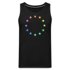 Men’s Premium Tank Top - "12 Stars - LGBTQ" - black