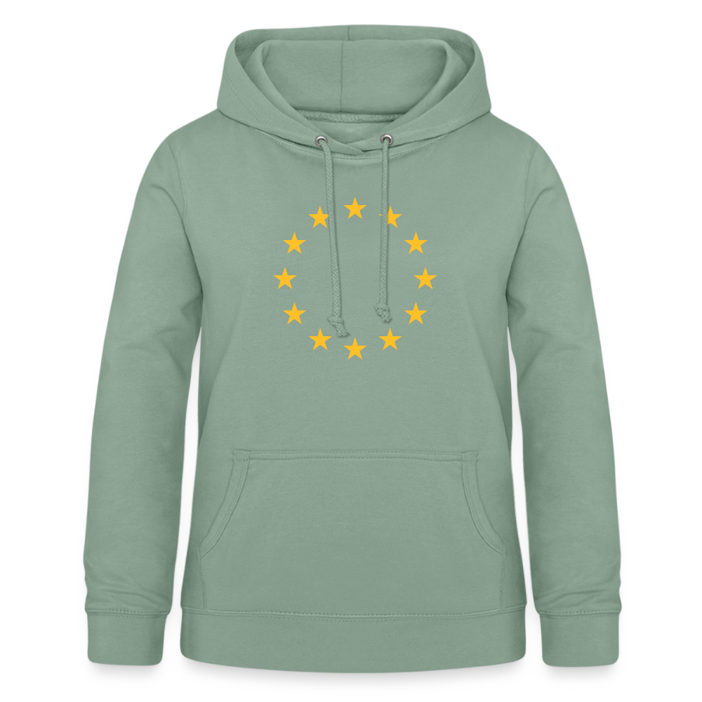 "12-Stars" - Women's Hoodie - steel green