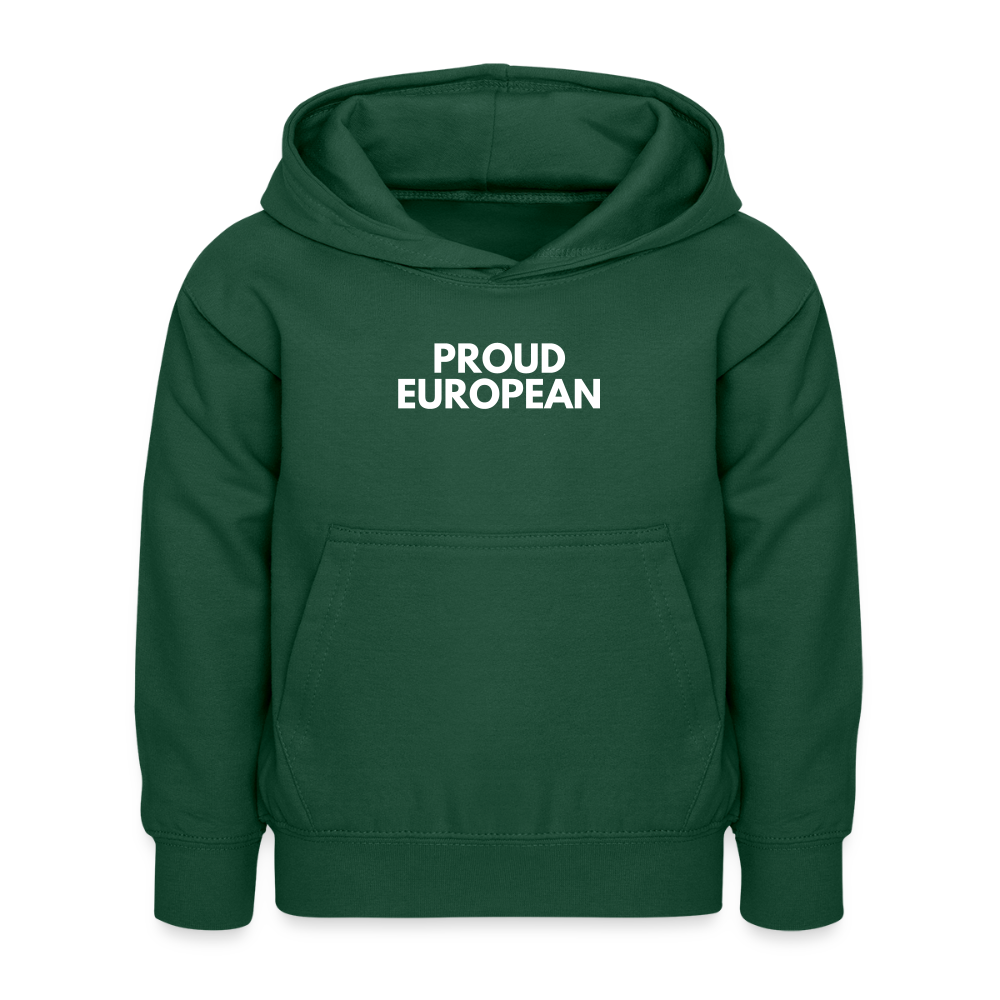 "PROUD EUROPEAN" - Kinder Hoodie - bottle green
