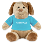 "I'M EUROPEAN" - MiniFeet® Hund Helge - atoll blue
