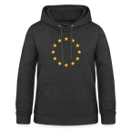 "12-Stars" - Women's Hoodie - charcoal grey