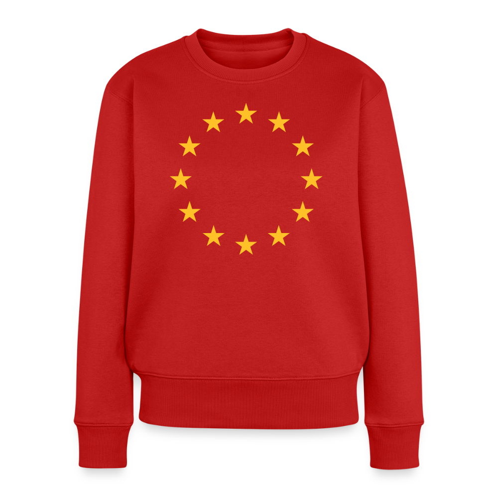 "12-Stars" - Women’s Premium Sweatshirt - red