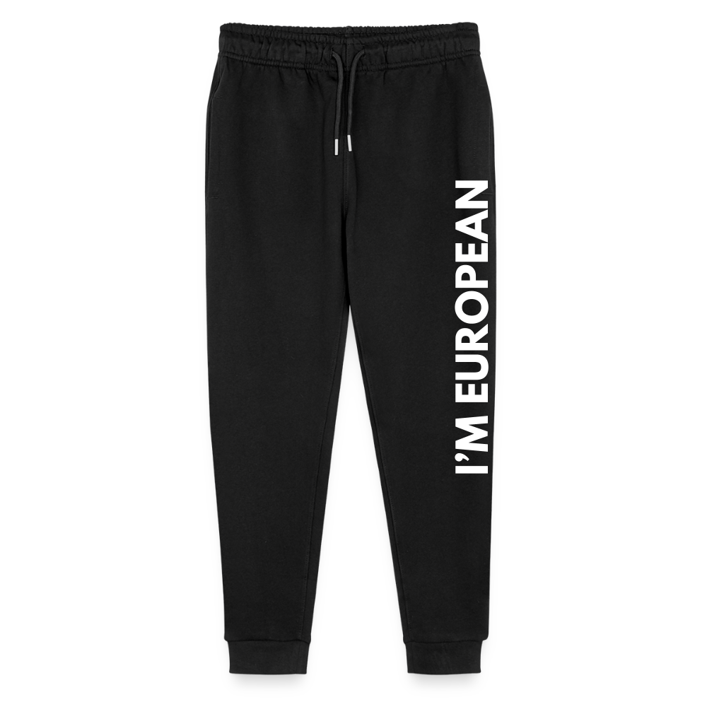 "I'M EUROPEAN" - Stanley/Stella Teenager Bio Jogginghose Mini Mover - black