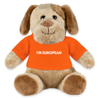 "I'M EUROPEAN" - MiniFeet® Hund Helge - golden orange