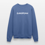 "EUROPEAN" - Männer Premium Pullover - stone blue
