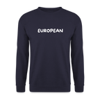 "EUROPEAN" - Unisex Pullover - navy