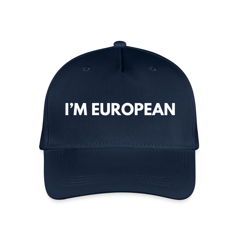 "I'M EUROPEAN" - Kinder Bio Basecap - navy