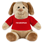 "I'M EUROPEAN" - MiniFeet® Hund Helge - red