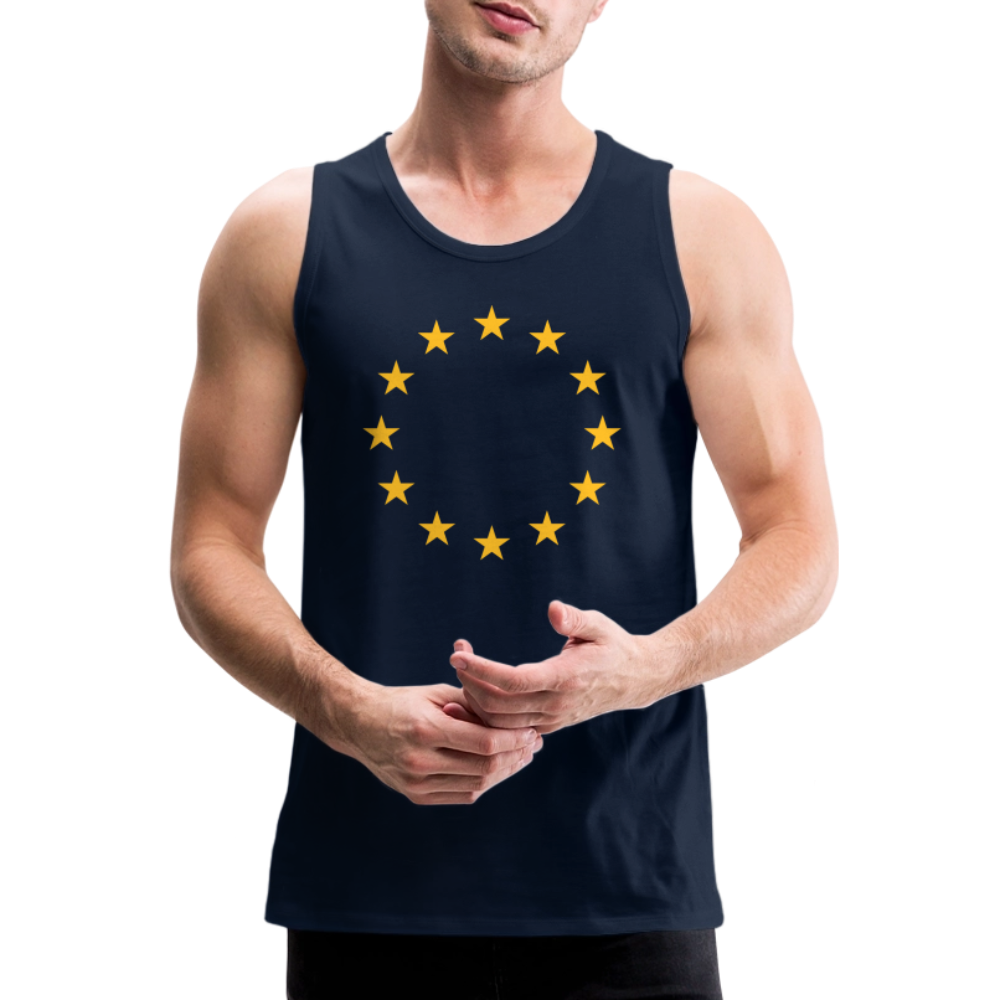 "12-Stars" - Men’s Premium Tank Top - navy
