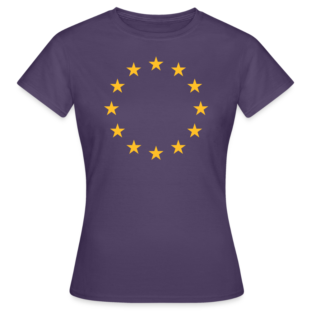 "12-Stars" - Women's T-Shirt - dark purple