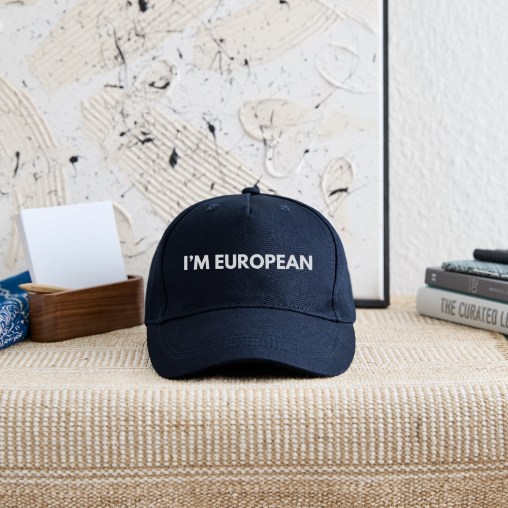 "I'M EUROPEAN" - Kinder Bio Basecap - navy