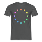 Men's T-Shirt - "12 Stars - LGBTQ" - charcoal grey