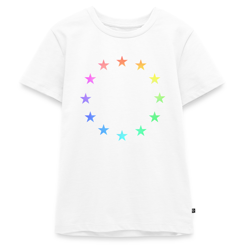 Teenager Premium T-Shirt - "12 Stars - LGBTQ" - white