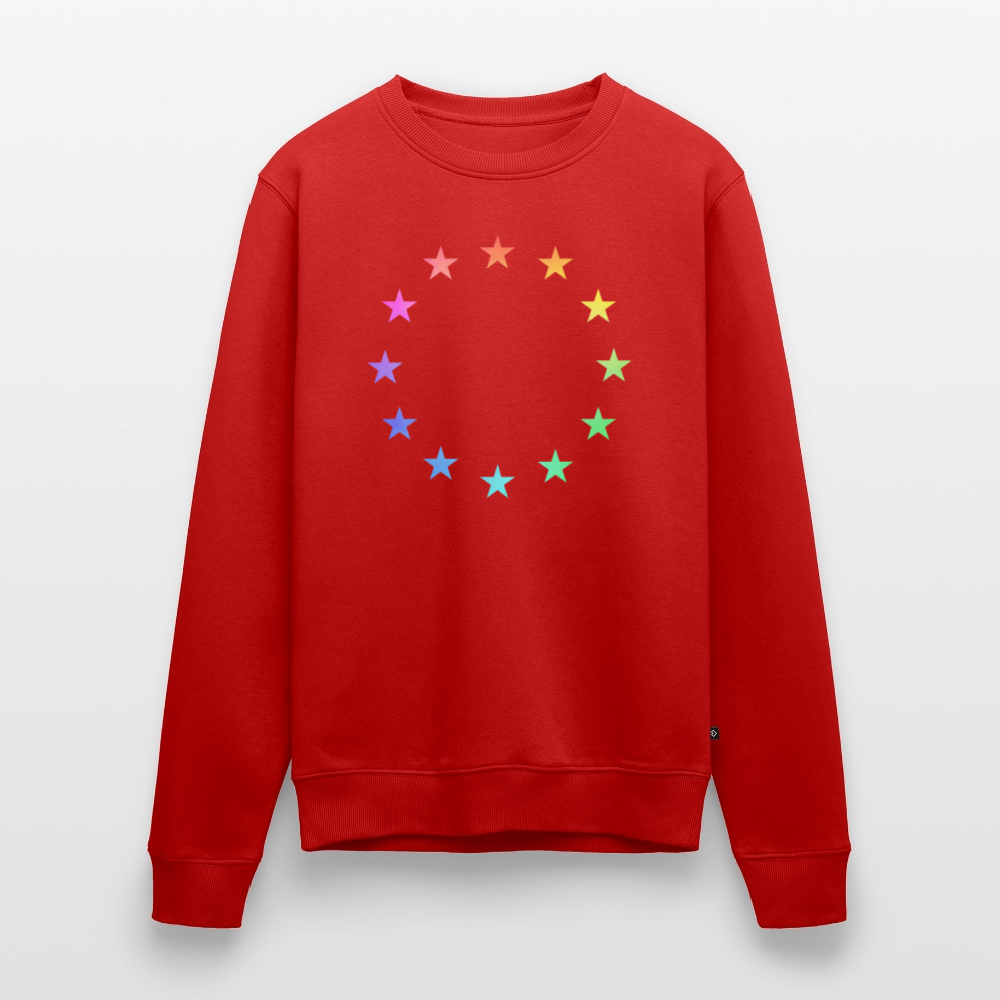 Men’s Premium Sweatshirt - "12 Stars - LGBTQ" - red