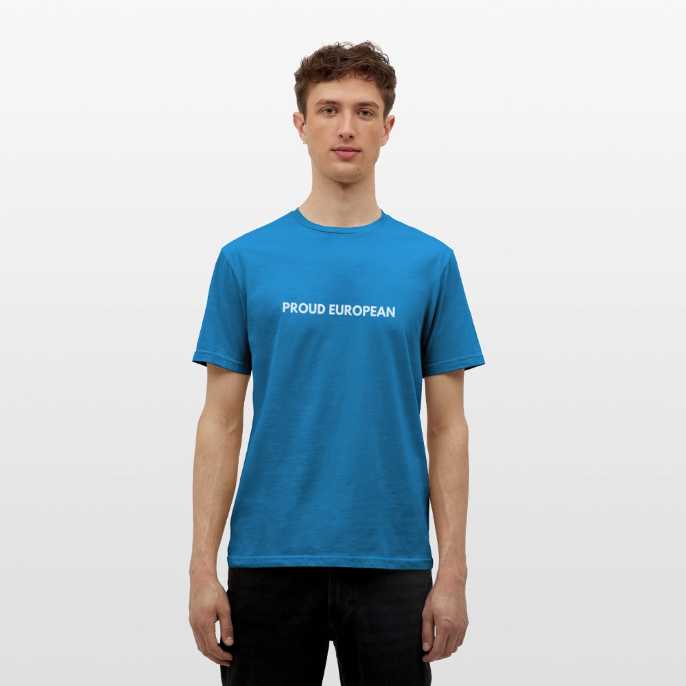 "PROUD EUROPEAN" - Männer T-Shirt - royal blue