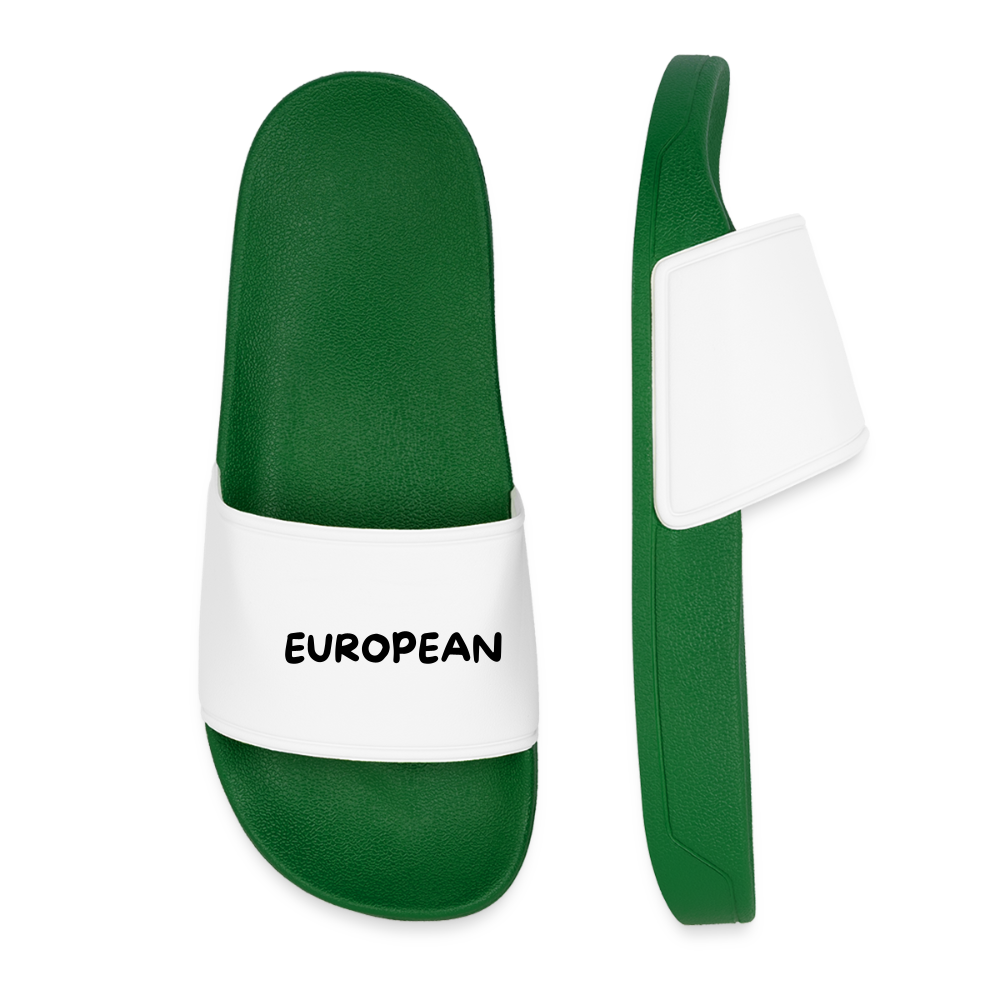 "EUROPEAN" - Frauen Badelatschen - dark green