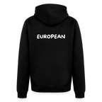 "EUROPEAN" - Männer Premium Kapuzenjacke - black