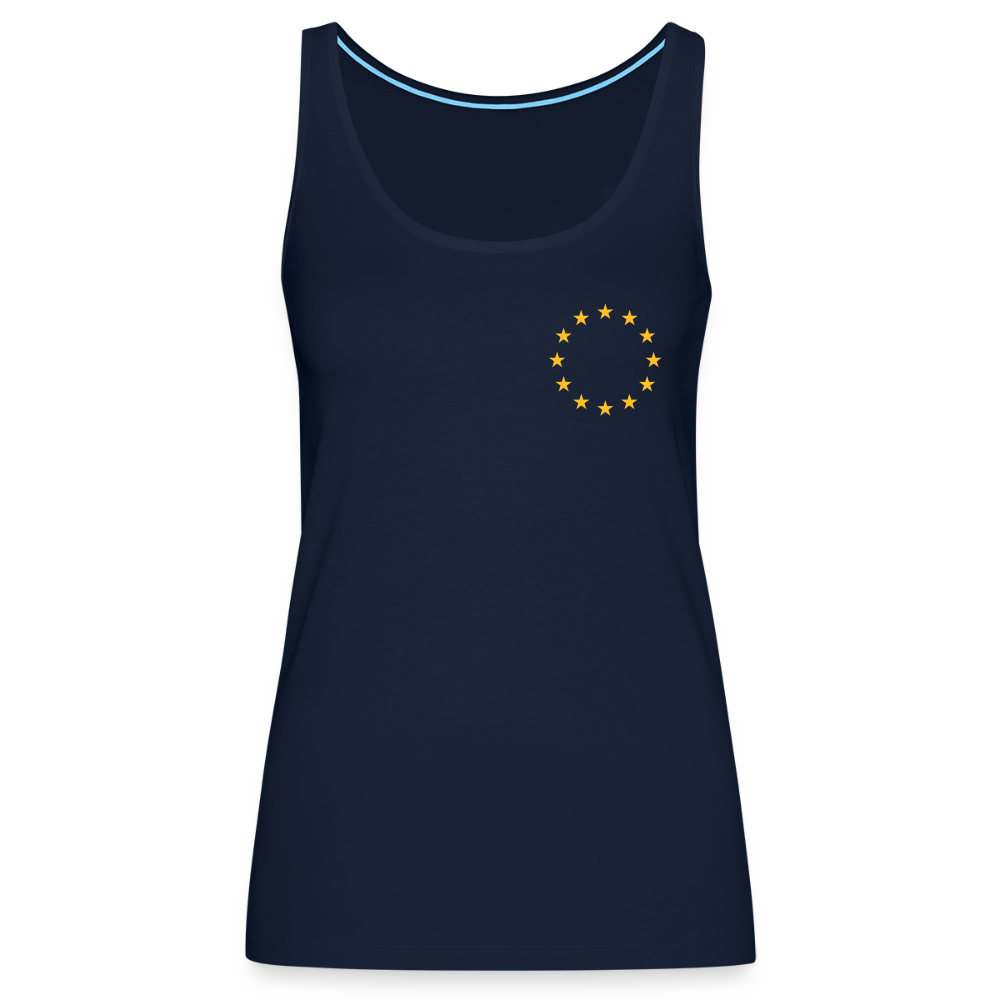 "12-stars-mini" - Frauen Premium Tank Top - navy