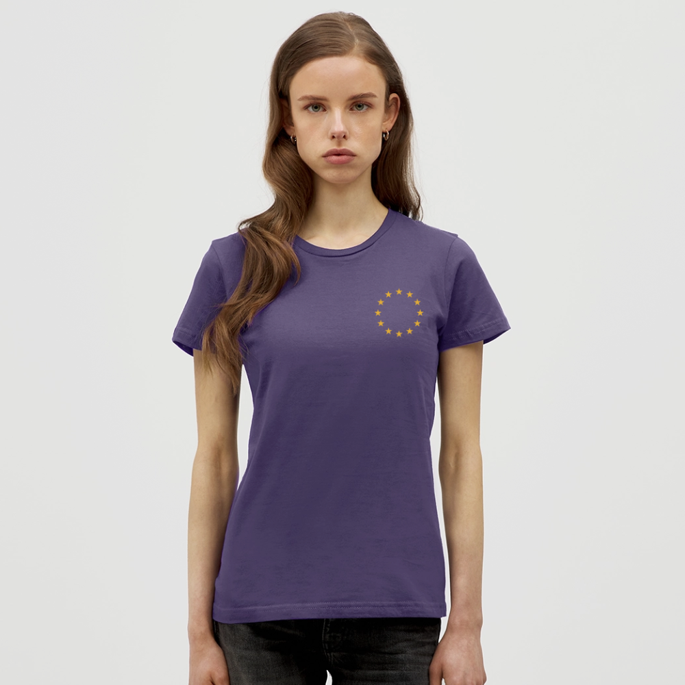 "12-Stars-mini" Frauen T-Shirt - dark purple